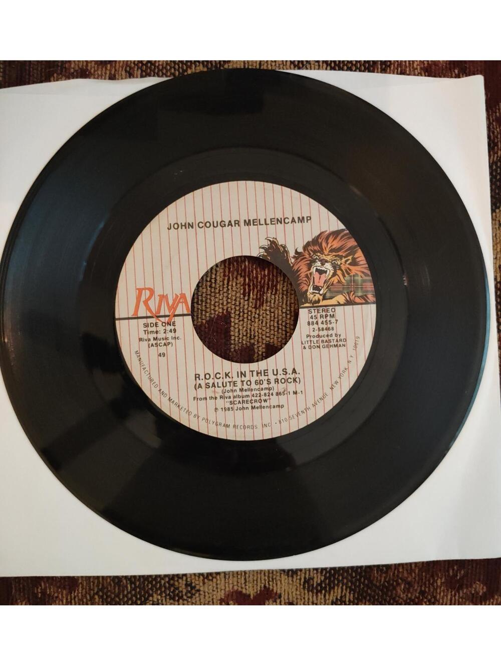 John Mellencamp - R.O.C.K. in the U.S.A. - NM vinyl 45